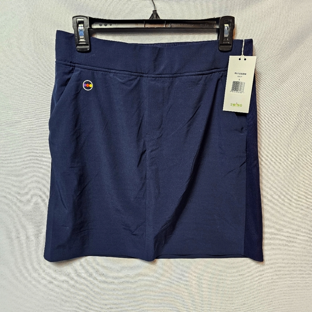 Swing Control Navy Skort Size 8 NWT | Pull-On Golf Skort
